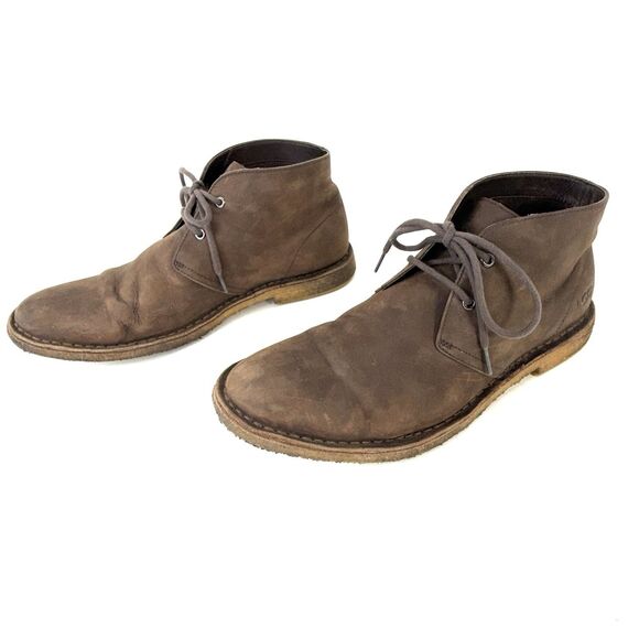 UGG Chestnut Leighton Suede Chukka Desert Lace Up Boots US 11 main image 6